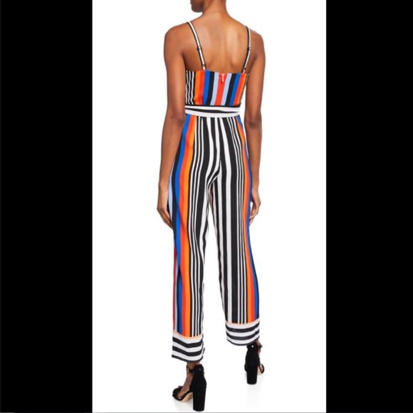 Nicole Miller Striped Jumpsuit - Picture 2 of 4